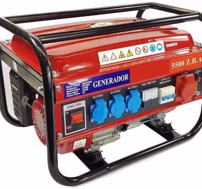 Gerador elétrico a gasolina 5500W portátil